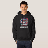 Het is een flex om Amerikaan te zijn Hoodie (Voorkant volledig)