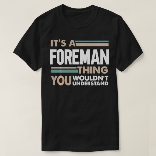 Het is een Foreman ding dat je geen retro zou begr T-shirt (Design voorkant)