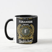 Het is een FUNAKOSHI-ding dat je niet zult begrijp Mok (Links)
