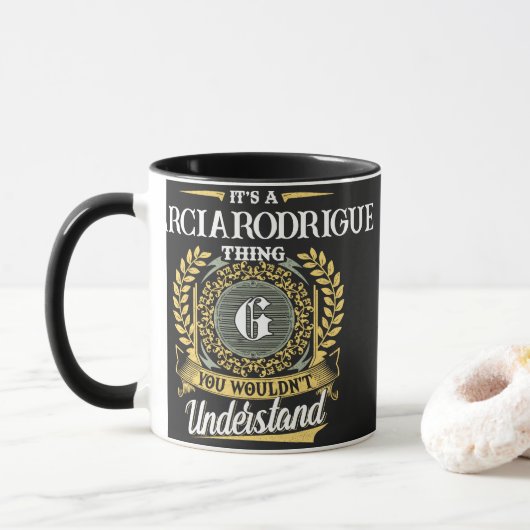 Het is een GARCIARODRIGUE ding dat je niet zou beg Mok (Met donut)