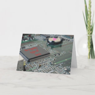 het is een geeky soort liefde feestdagen kaart