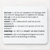 Het is een geheim dat niemand weet! muismat (Voorkant)