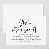 Het is een geheim, verraderlijk feest. kaart (Voorkant / Achterkant)