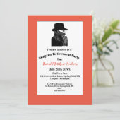 Het is een geheime - verrassende pensioenpartij kaart (Staand voorkant)