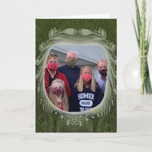 Het is een gekke jaargang Fotovakantie groen Kaart (Voorkant)