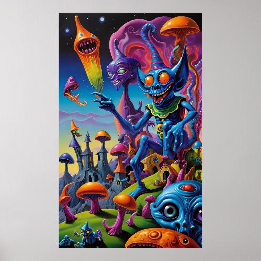 Het is een gekke wereld poster (Voorkant)