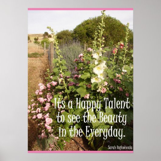 Het is een gelukkig Talent om het Poster van de Be (Voorkant)