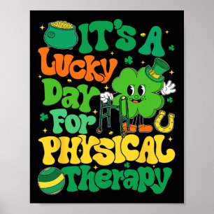 Het is een geluksdag voor fysiotherapie St. Patric Poster