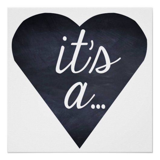 Het is een...Genderopenbaring, jongen of meisje, b Poster (Voorkant)