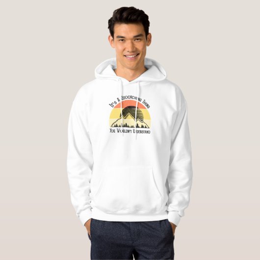 Het is een geocaching ding - je zou het niet begri hoodie (Voorkant volledig)