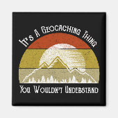 Het is een geocaching ding - je zou het niet begri magneet (Voorkant)