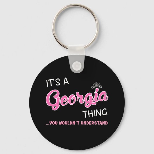Het is een Georgië ding dat je niet zou begrijpen Sleutelhanger (Voorkant)