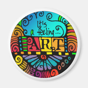 Het is een gevoel - Kunst - Circulaire magneet