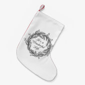 Het is een geweldig leven - kerststaart kleine kerstsok (Voorkant (Hangend))