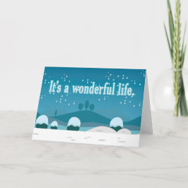 Het is een geweldig Wenskaart Feestdagen Kaart