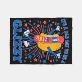 Het is een geweldige dag om een Glizzy 4 juli hotd Fleece Deken (Voorkant (Horizontaal))