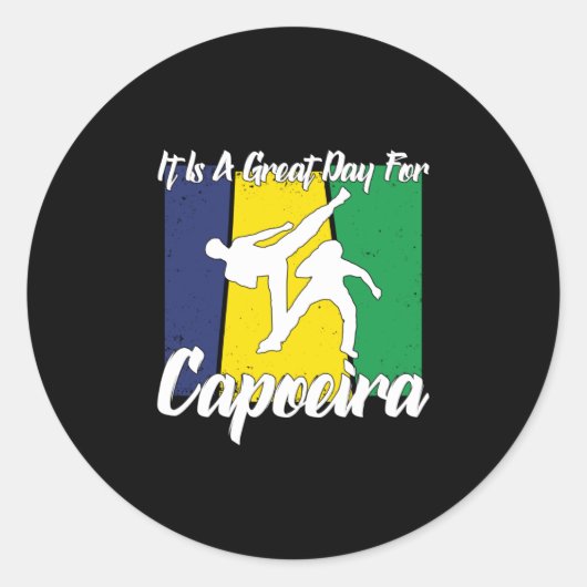 Het is een geweldige dag voor Capoeira Ronde Sticker (Voorkant)