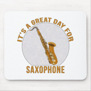 Het is een geweldige dag voor Saxophone Muismat