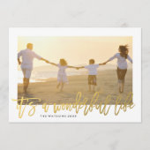 Het is een geweldige Feestdagen-fotokaart Feestdagenkaart (Voorkant)