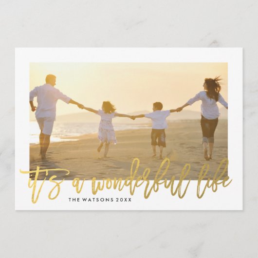 Het is een geweldige Feestdagen-fotokaart Feestdagenkaart (Voorkant)