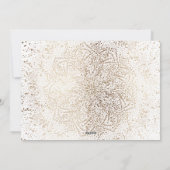 Het is een geweldige Folie Gold kerstfoto Feestdagenkaart (Achterkant)