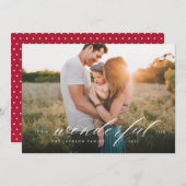 Het is een geweldige Kaart voor de fotovakantie. (Voorkant / Achterkant)