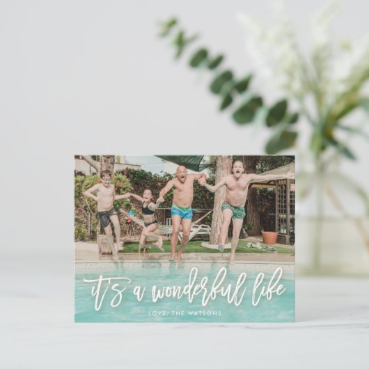 Het is een geweldige Kerstmis Feestdagenkaart (Staand voorkant)