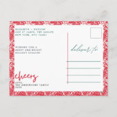 Het is een geweldige Kerstmis Feestdagenkaart (Achterkant)