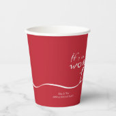 Het is een geweldige Life Holiday Party Paper Cup Papieren Bekers (Voorkant)