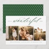 Het is een geweldige Life Photo Holiday Card Feestdagenkaart (Voorkant / Achterkant)