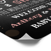 Het is een Ghoul. Little Monster Halloween Baby sh Poster (Hoek)