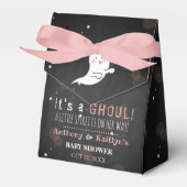 Het is een Ghoul. Little Spirit Halloween Baby sho Bedankdoosjes (Voorkant Zijde)