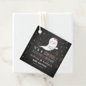 Het is een Ghoul. Little Spirit Halloween Baby sho Bedankjes Labels (In situ)
