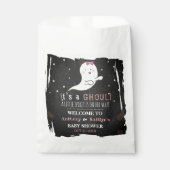 Het is een Ghoul. Little Spirit Halloween Baby sho Bedankzakje (Voorkant)