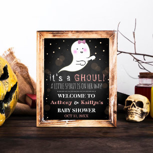 Het is een Ghoul. Little Spirit Halloween Baby sho Poster