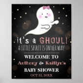 Het is een Ghoul. Little Spirit Halloween Baby sho Poster (Voorkant)
