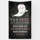 Het is een Ghoul. Little Spirit Halloween Baby sho Spandoek (Verticaal)