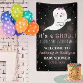 Het is een Ghoul. Little Spirit Halloween Baby sho Spandoek