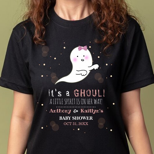 Het is een Ghoul. Little Spirit Halloween Baby sho T-shirt