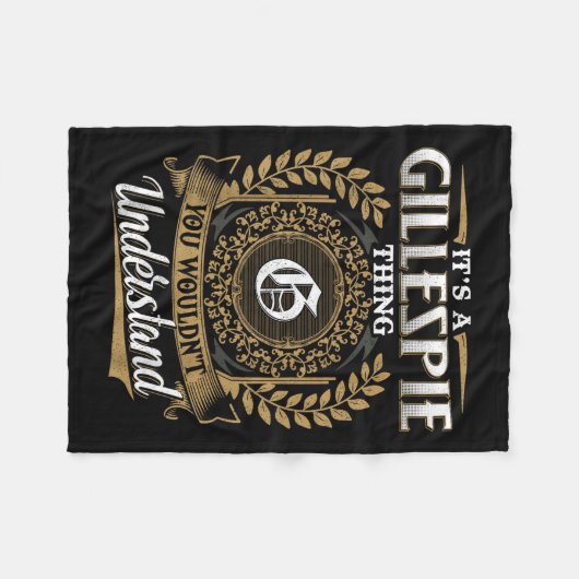 Het is een Gillespie ding dat je niet zou begrijpe Fleece Deken (Voorkant (Horizontaal))