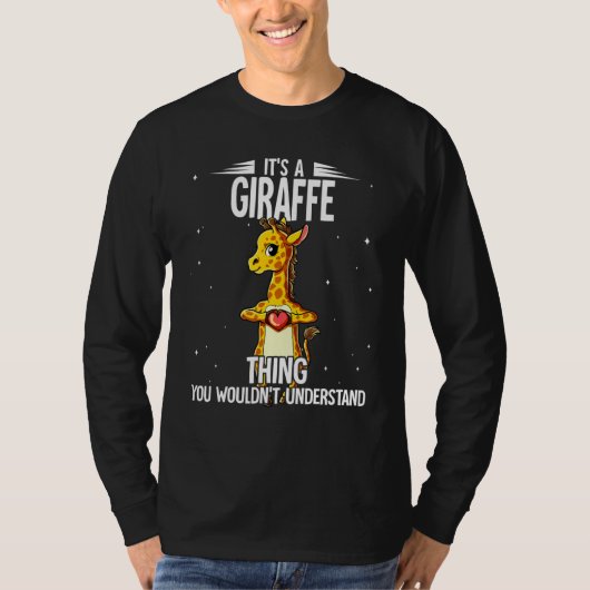 Het is een Giraffe-ding Giraffe T-shirt (Voorkant)