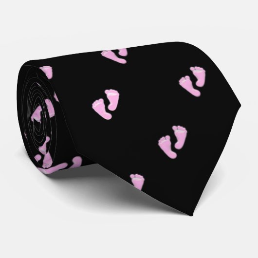 Het is een Girl Baby Announcement Stropdas 2 (Opgerold)