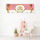 Het is een Girl Baby shower Banner (Insitu)