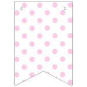 Het is een Girl Baby shower Pink Stripe en Stippen Vlaggetjes (Derde vlag)