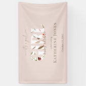 Het is een Girl Blush Baby shower Spandoek (Verticaal)