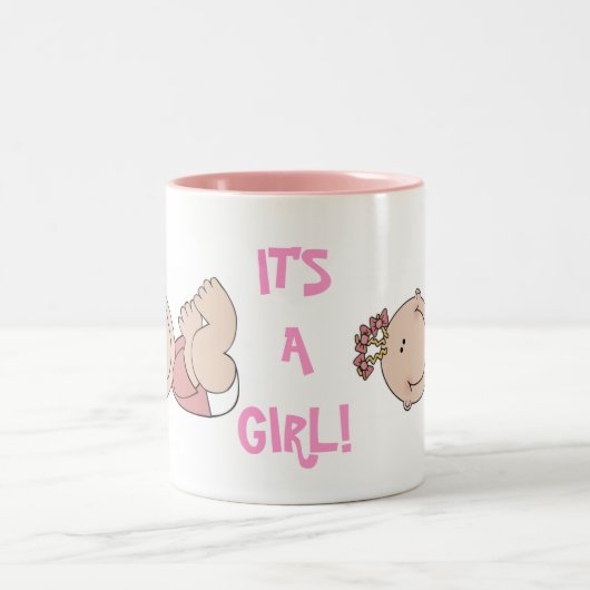 Het is een Girl Ceramic Mok (Center)