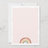 Het is een Girl Clothes Baby shower Invitation Kaart (Achterkant)