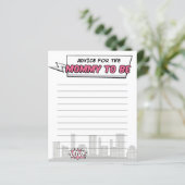 Het is een Girl Comic Book Superhero Baby shower A (Staand voorkant)