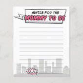 Het is een Girl Comic Book Superhero Baby shower A (Voorkant)