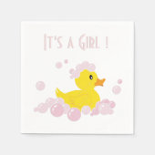 Het is een Girl Duck Servetten (Voorkant)